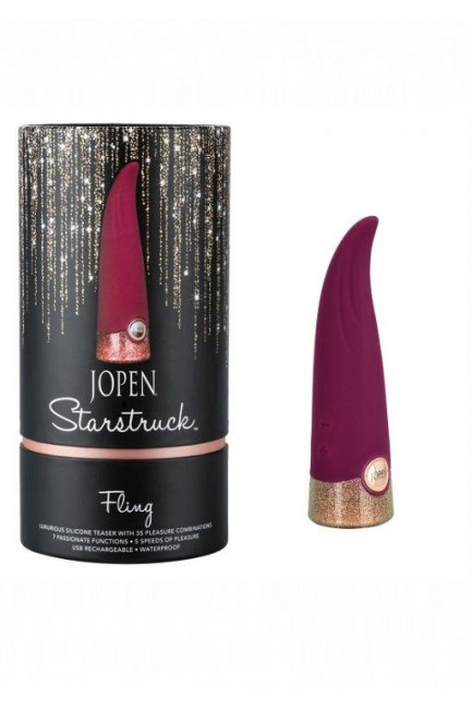 Фантазийный вибромассажер Starstruck Fling - 14 см. Фантазийный вибромассажер Starstruck Fling - 14 см.