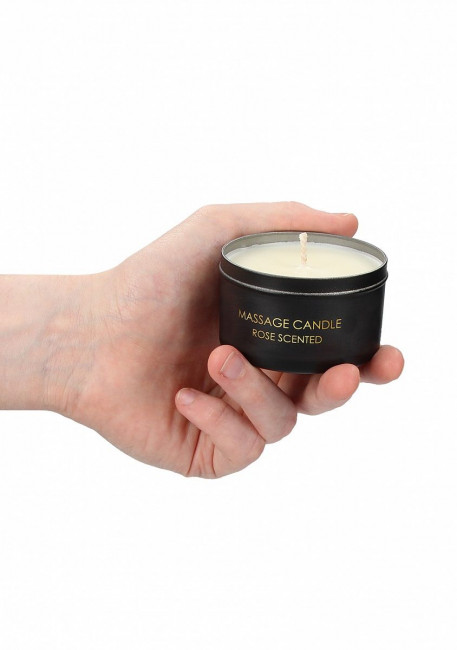 Массажная свеча с ароматом розы Massage Candle Rose Scented - 100 гр. Массажная свеча с ароматом розы Massage Candle Rose Scented - 100 гр.