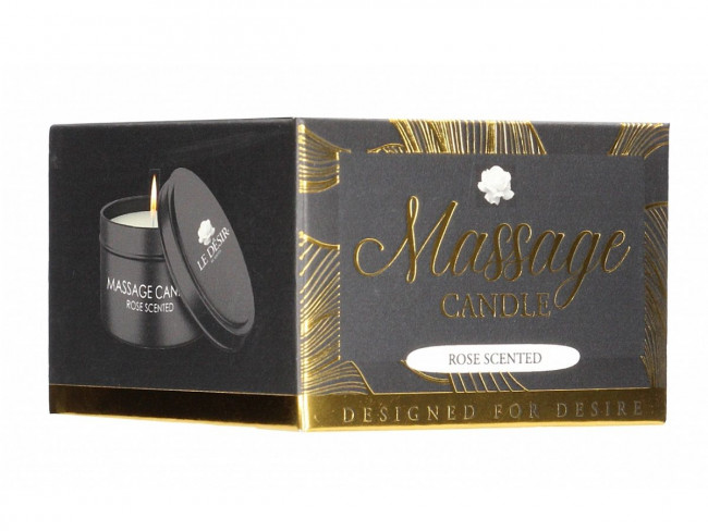 Массажная свеча с ароматом розы Massage Candle Rose Scented - 100 гр. Массажная свеча с ароматом розы Massage Candle Rose Scented - 100 гр.