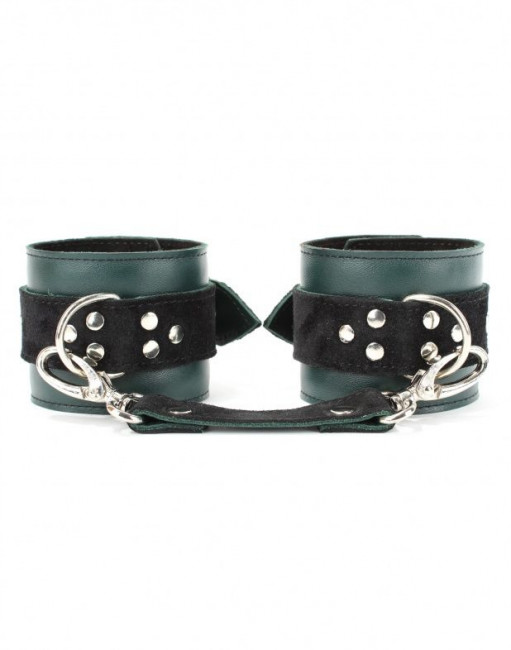 Изумрудные наручники Ladys Arsenal на карабинах Изумрудные наручники Ladys Arsenal на карабинах