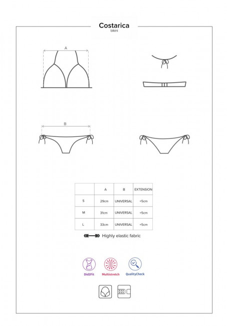 Женский купальник-бикини Costarica Женский купальник-бикини Costarica