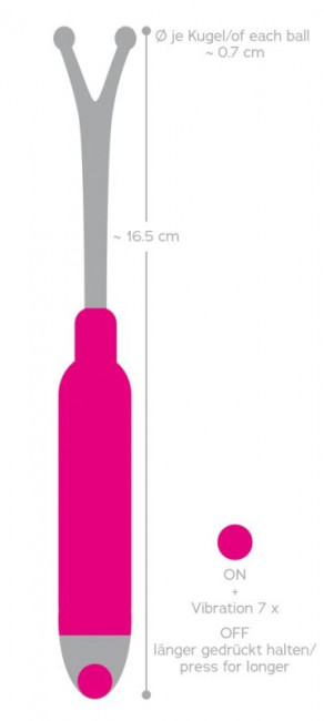 Вилочка для клитора с вибрацией Clit Stimulation Deluxe Вилочка для клитора с вибрацией Clit Stimulation Deluxe