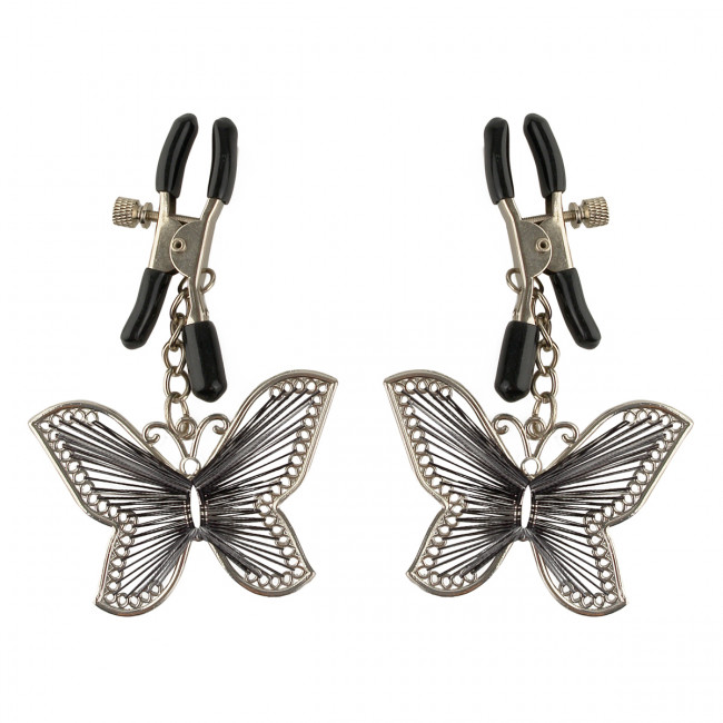 Зажимы на соски с бабочками Butterfly Nipple Clamps Зажимы на соски с бабочками Butterfly Nipple Clamps