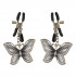 Зажимы на соски с бабочками Butterfly Nipple Clamps