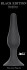 Чёрная анальная пробка Slim Anal Plug XL - 15,5 см.