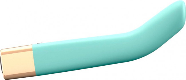 Мятный мини-вибромассажер Delight Me - 12 см.