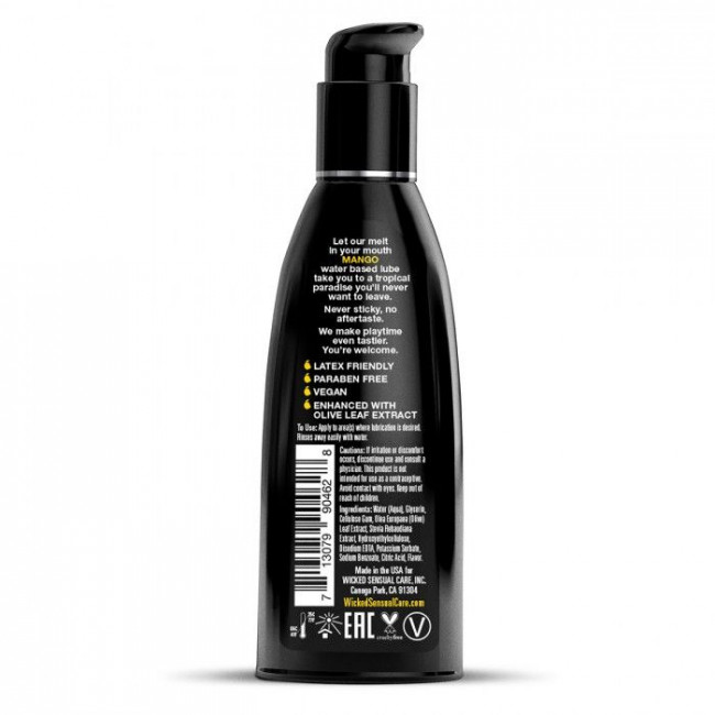 Лубрикант на водной основе с ароматом манго AQUA Mango - 60 мл. Лубрикант на водной основе с ароматом манго AQUA Mango - 60 мл.