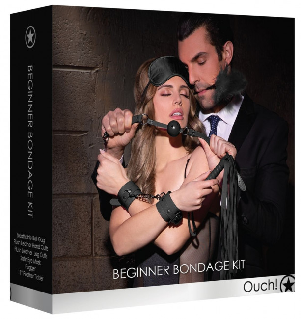 Черный игровой набор Beginners Bondage Kit Черный игровой набор Beginners Bondage Kit