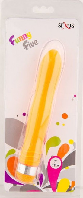 Оранжевый водонепроницаемый вибратор - 18 см. Оранжевый водонепроницаемый вибратор - 18 см.