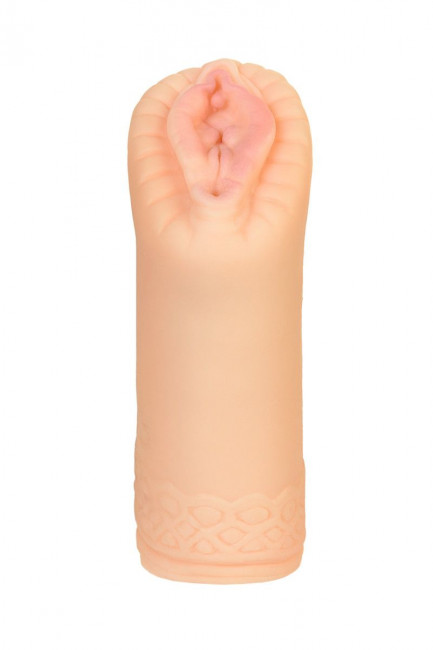 Тугой фигурный мастурбатор-вагина