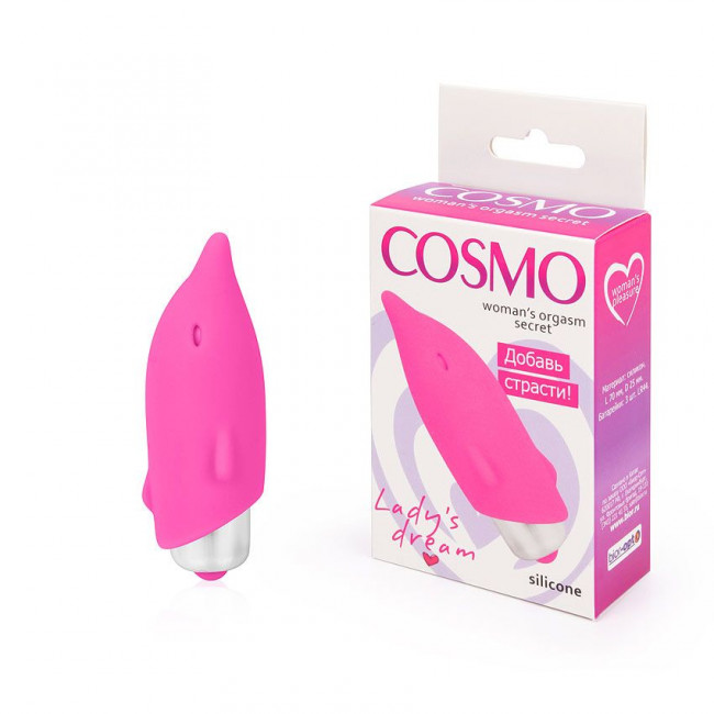 Розовый стимулятор-дельфинчик Розовый стимулятор-дельфинчик