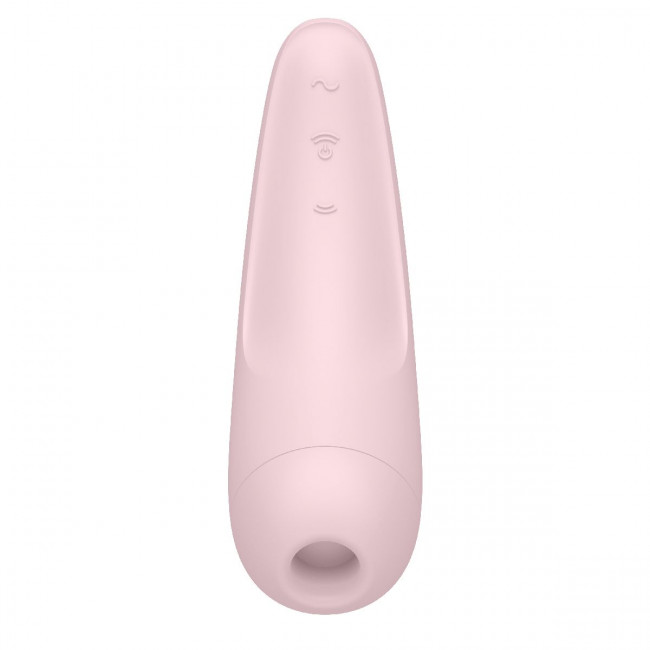 Розовый вакуум-волновой стимулятор Satisfyer Curvy 2+ Розовый вакуум-волновой стимулятор Satisfyer Curvy 2+