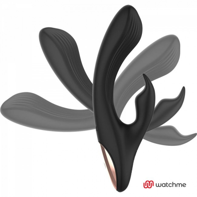 Черно-золотой вибратор-кролик с пультом-часами Anne s Desire Rabbit Vibe Wireless Watchme - 20,5 см. Черно-золотой вибратор-кролик с пультом-часами Anne s Desire Rabbit Vibe Wireless Watchme - 20,5 см.