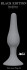 Серая анальная пробка Slim Anal Plug XL - 15,5 см.