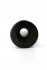 Чёрная полая анальная втулка с вставным поршнем Чёрная полая анальная втулка с вставным поршнем