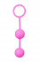 Розовые вагинальные шарики с ребрышками Roze Love Balls