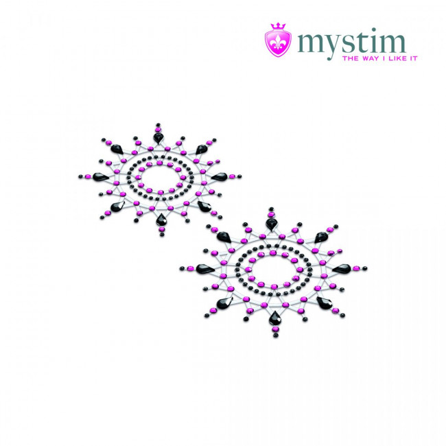 Набор наклеек из черных и розовых страз Petits Joujoux Gloria Набор наклеек из черных и розовых страз Petits Joujoux Gloria