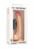 Телесный вибратор-реалистик Vibrating Realistic Cock 10" With Scrotum - 27 см.