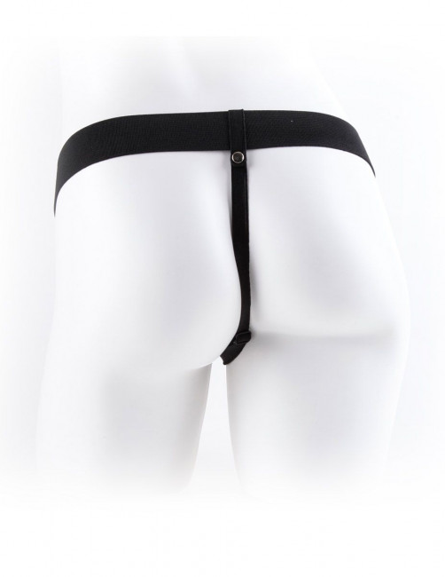 Полый страпон с креплением Vibrating Hollow Strap-On with Balls - 18,9 см. Полый страпон с креплением Vibrating Hollow Strap-On with Balls - 18,9 см.