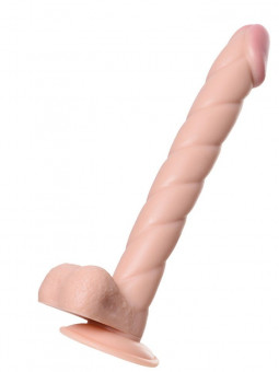 Длинный фаллоимитатор с присоской - 28 см.