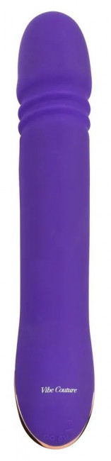 Фиолетовый вибратор-кролик Stoss Stange - 23 см. Фиолетовый вибратор-кролик Stoss Stange - 23 см.