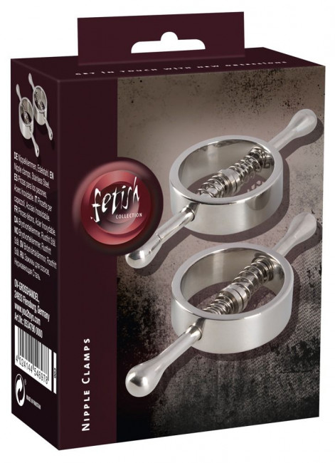 Зажимы на соски на пружинах Nipple Clamps Зажимы на соски на пружинах Nipple Clamps