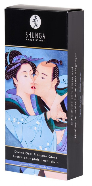 Возбуждающий блеск для губ с ароматом кокоса "Божественное удовольствие" - 10 мл. Возбуждающий блеск для губ с ароматом кокоса "Божественное удовольствие" - 10 мл.