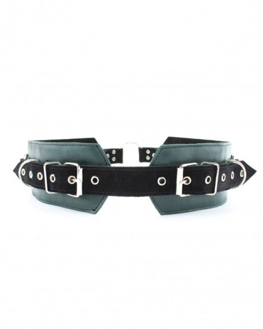 Изумрудный пояс Ladys Arsenal с колечками для крепления Изумрудный пояс Ladys Arsenal с колечками для крепления