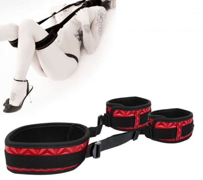 Розово-черный фиксатор для ног Notabu Розово-черный фиксатор для ног Notabu