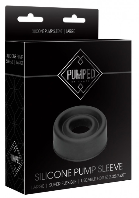 Уплотнительная черная насадка для помпы Silicone Pump Sleeve Large Уплотнительная черная насадка для помпы Silicone Pump Sleeve Large