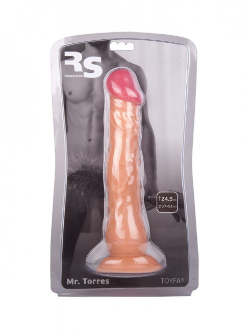 Фаллоимитатор без мошонки - 22,5 см.