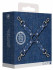 Крестообразный синий фиксатор для оков Roughend Denim Style