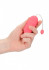 Розовое гладкое виброяйцо Vibrating Egg - 8 см.