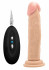 Телесный вибратор-реалистик Vibrating Realistic Cock 8" - 20 см.