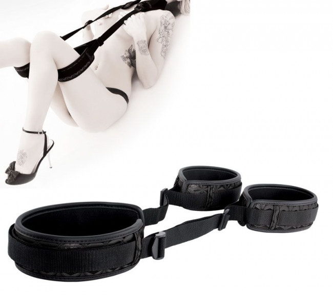 Черный фиксатор для ног Черный фиксатор для ног