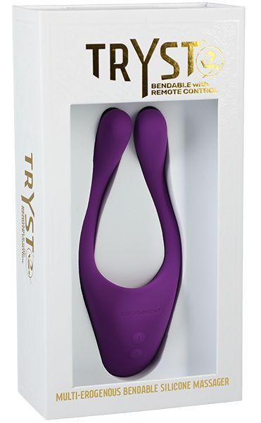 Фиолетовый вибростимулятор Bendable Multi Erogenous Zone Massager with Remote Фиолетовый вибростимулятор Bendable Multi Erogenous Zone Massager with Remote