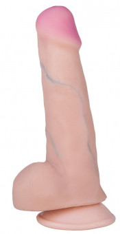 Фаллоимитатор COCK NEXT 6" с подошвой-присоской - 17 см.