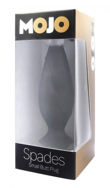 Маленькая черная анальная пробка Mojo - 10 см. Маленькая черная анальная пробка Mojo - 10 см.