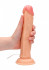Телесный вибратор-реалистик Vibrating Realistic Cock 9" - 23,5 см.