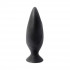 Черная большая анальная пробка Mojo Spades Large Butt Plug - 12 см.