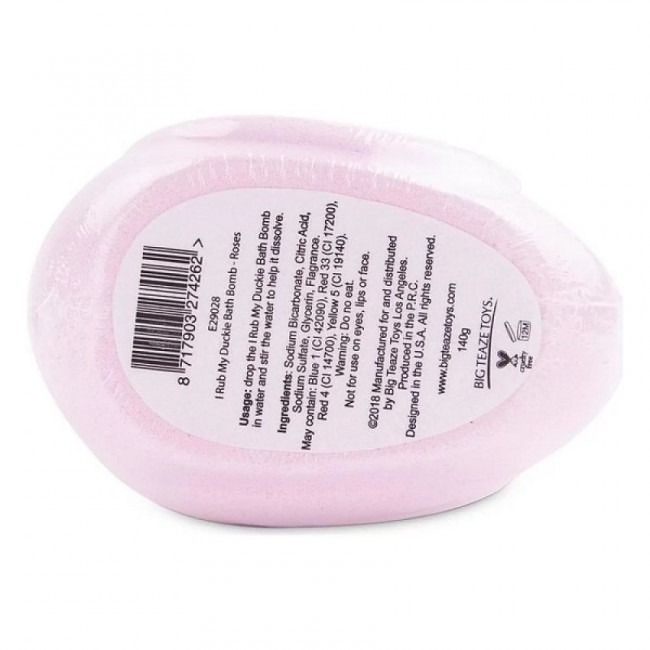 Бомба для ванны I Rub My Duckie Rose с ароматом розы Бомба для ванны I Rub My Duckie Rose с ароматом розы