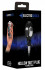 Черный электростимулятор с проводящей насадкой E-Stim Hollow Butt Plug - 7,8 см.