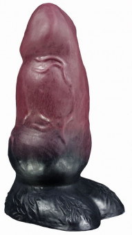 Коричневый фаллоимитатор оборотня "Рэй medium" - 24,5 см.