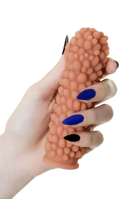 Насадка на фаллос с пузыриками по всей поверхности Extreme Sleeve 008 S-size - 12,7 см. Насадка на фаллос с пузыриками по всей поверхности Extreme Sleeve 008 S-size - 12,7 см.