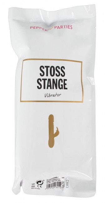 Ярко-розовый вибратор-кролик Stoss Stange - 23 см. Ярко-розовый вибратор-кролик Stoss Stange - 23 см.