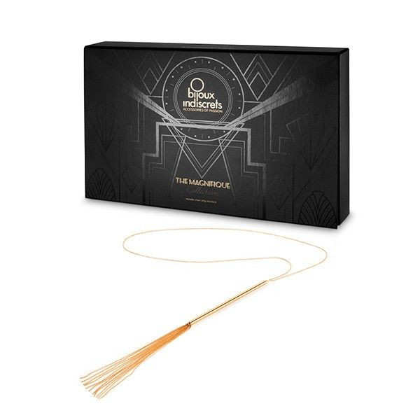 Золотистое ожерелье-плеть Magnifique Золотистое ожерелье-плеть Magnifique