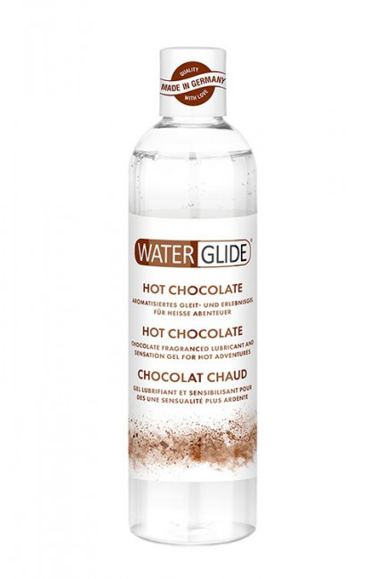 Лубрикант на водной основе с ароматом шоколада HOT CHOCOLATE - 300 мл.