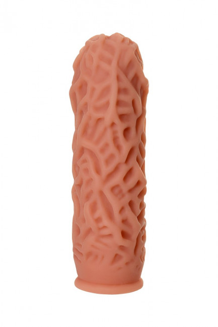 Насадка на фаллос с рельефными складочками Extreme Sleeve 012 S-size - 12,7 см. Насадка на фаллос с рельефными складочками Extreme Sleeve 012 S-size - 12,7 см.