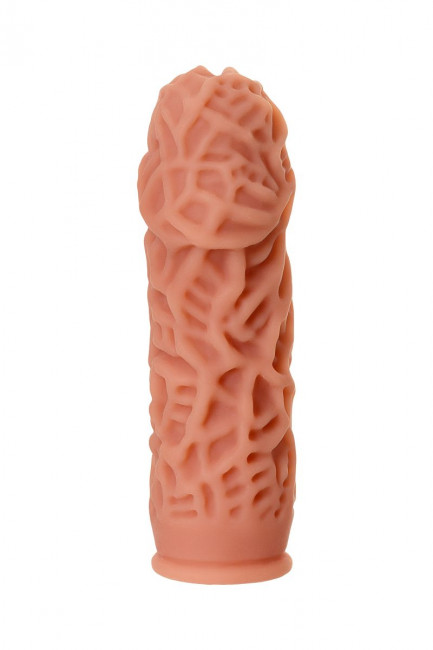 Насадка на фаллос с рельефными складочками Extreme Sleeve 012 S-size - 12,7 см. Насадка на фаллос с рельефными складочками Extreme Sleeve 012 S-size - 12,7 см.