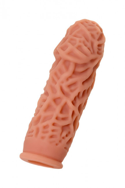 Насадка на фаллос с рельефными складочками Extreme Sleeve 012 S-size - 12,7 см. Насадка на фаллос с рельефными складочками Extreme Sleeve 012 S-size - 12,7 см.